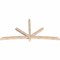 Ekena Millwork Alberta Smooth Timber Gable Bracket, Douglas Fir, 96"W x 48"H x 3 1/2"D x 3 1/2"F, 12/12 Pitch GBW096X48X0404ALB00SDF - alternate 4